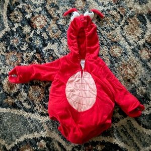 Crab costume 3-6m